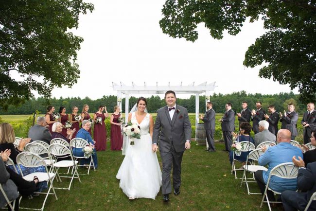 Flag Hill Wedding in Lee, NH